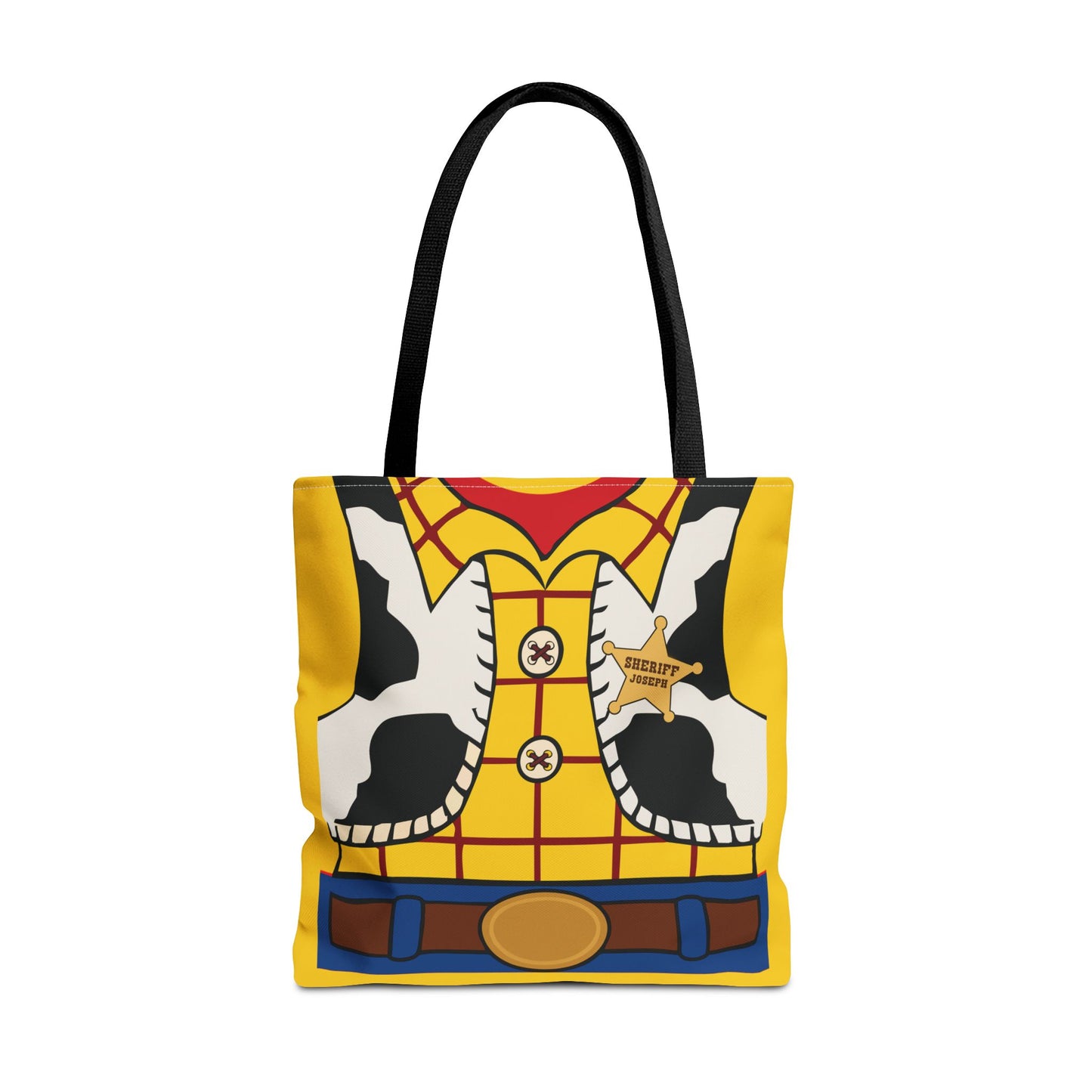 Woody Sherrif Cowboy Personalized Halloween Trick or Treat Bags For Kids