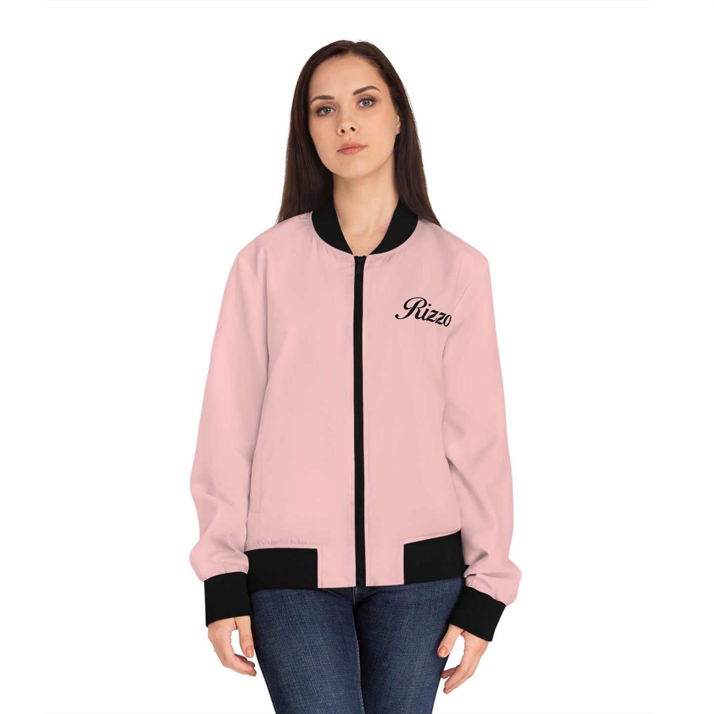 Personalized Pink Ladies Bomber Jacket - With Name Halloween Group Costumes