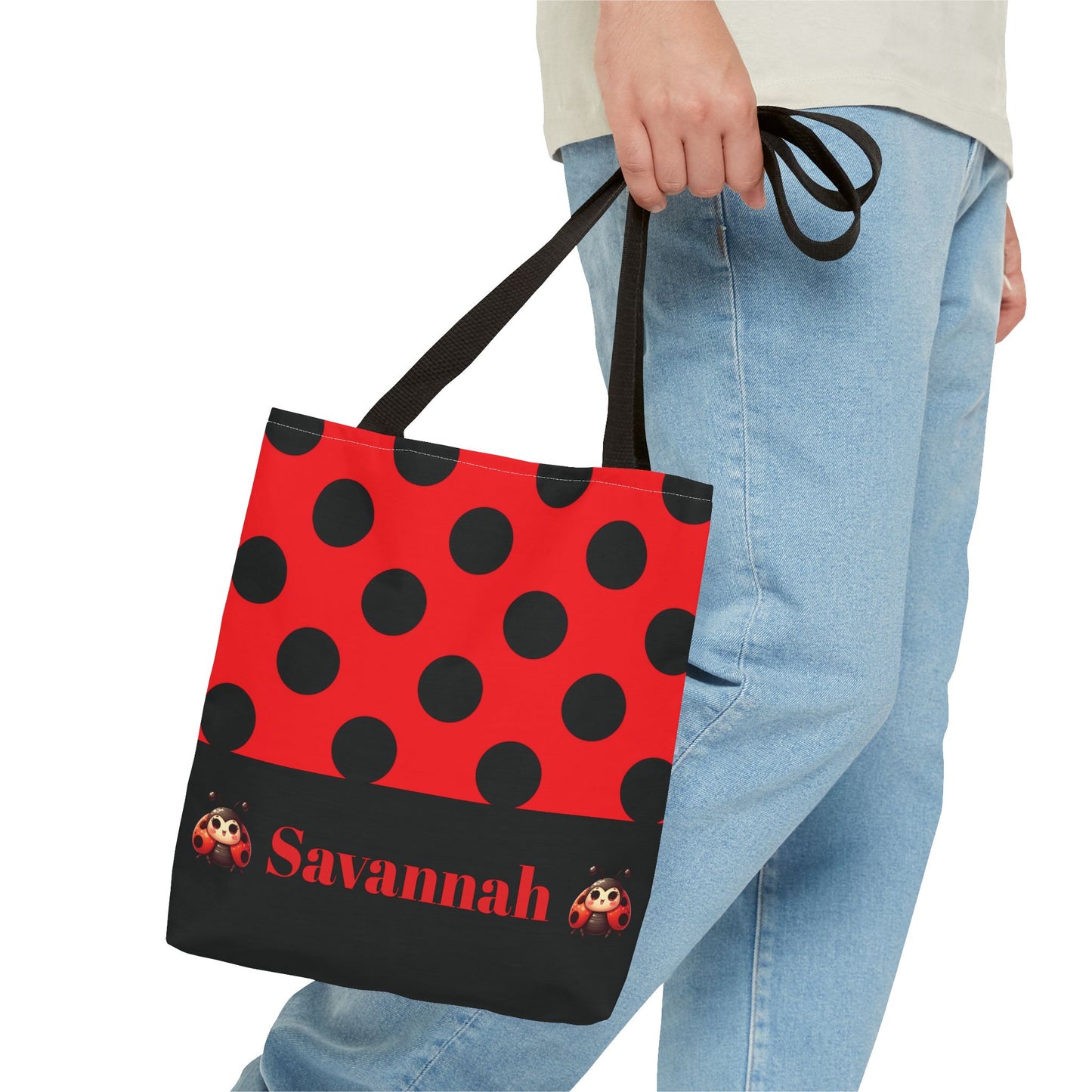 Halloween Trick or Treat Bag Ladybug Bumblebee, Custom Candy Bags, Kids Adults Insect Tote Bag, Halloween Bucket Girls Boys, Personalized