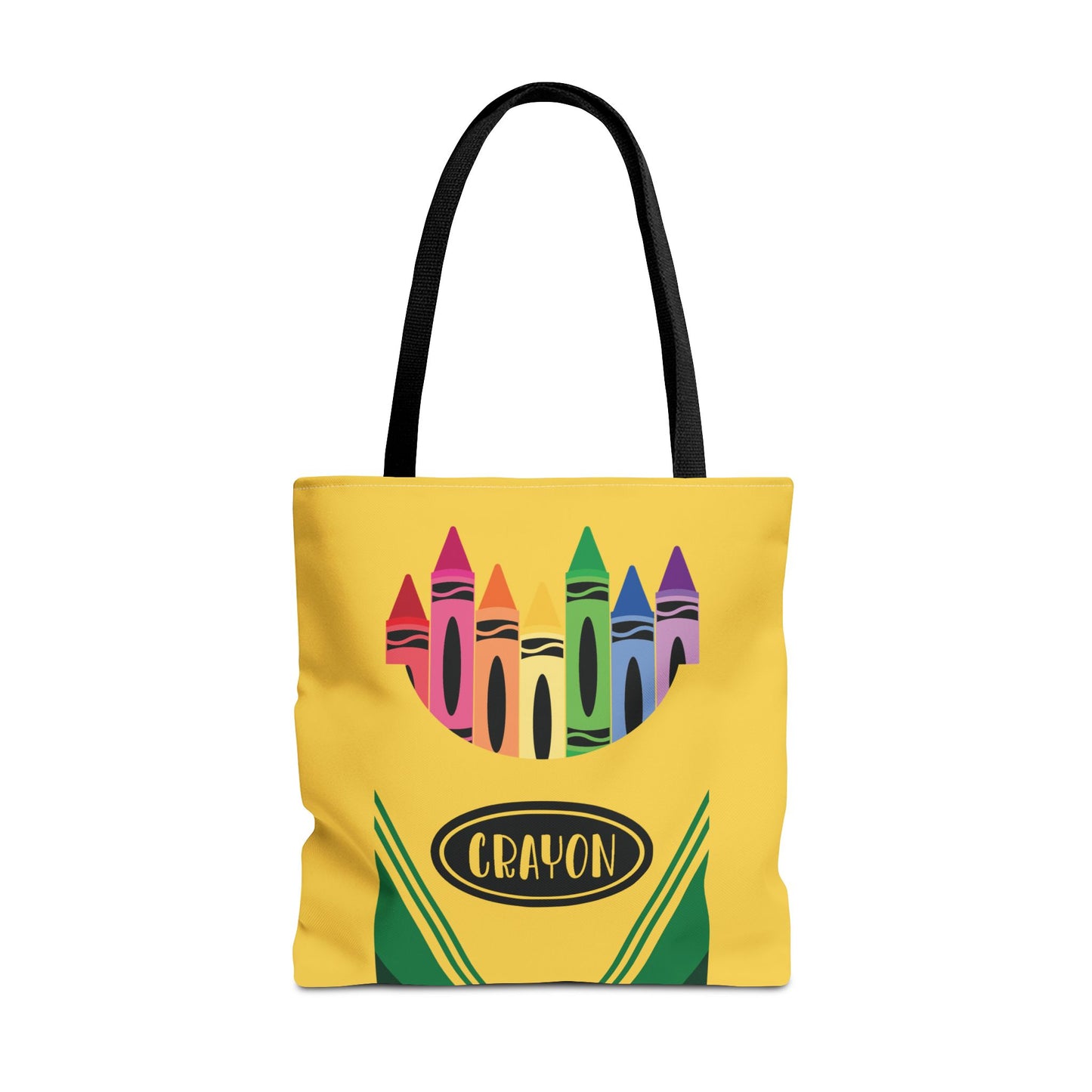 Personalized School Supplies Teachers Tote Bags, Crayon, Pencil, Glue, Paint Halloween Trick or Treat Bags For Kids and Adults
