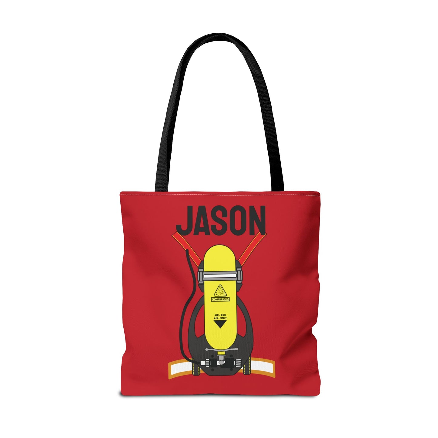 Fireman Personalized Halloween Trick or Treat Bags, Custom Fire Man Candy Bags, Kids Adults Tote Bags, Halloween Accessory
