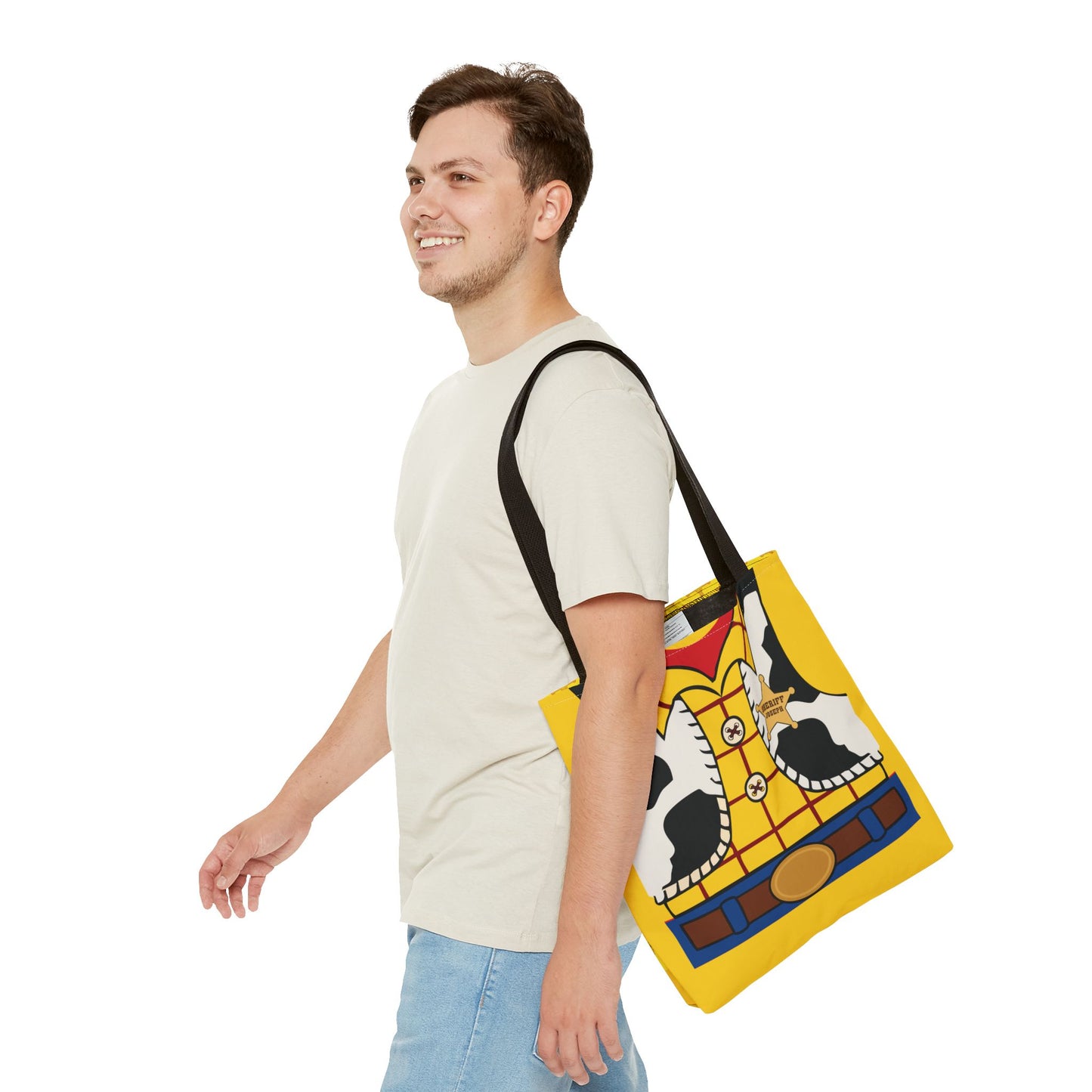 Woody Sherrif Cowboy Personalized Halloween Trick or Treat Bags For Kids