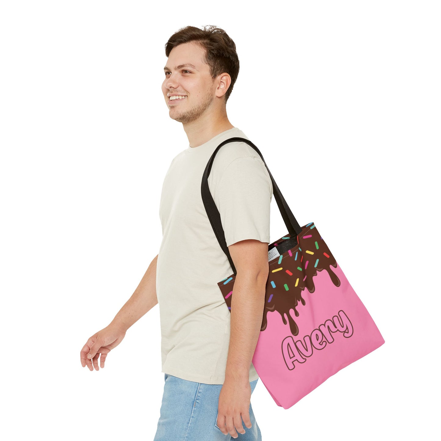 Personalized Trick or Treat Bags Ice Cream, Custom Ice Cream Tote Bags, Kids Adults Tote Bags
