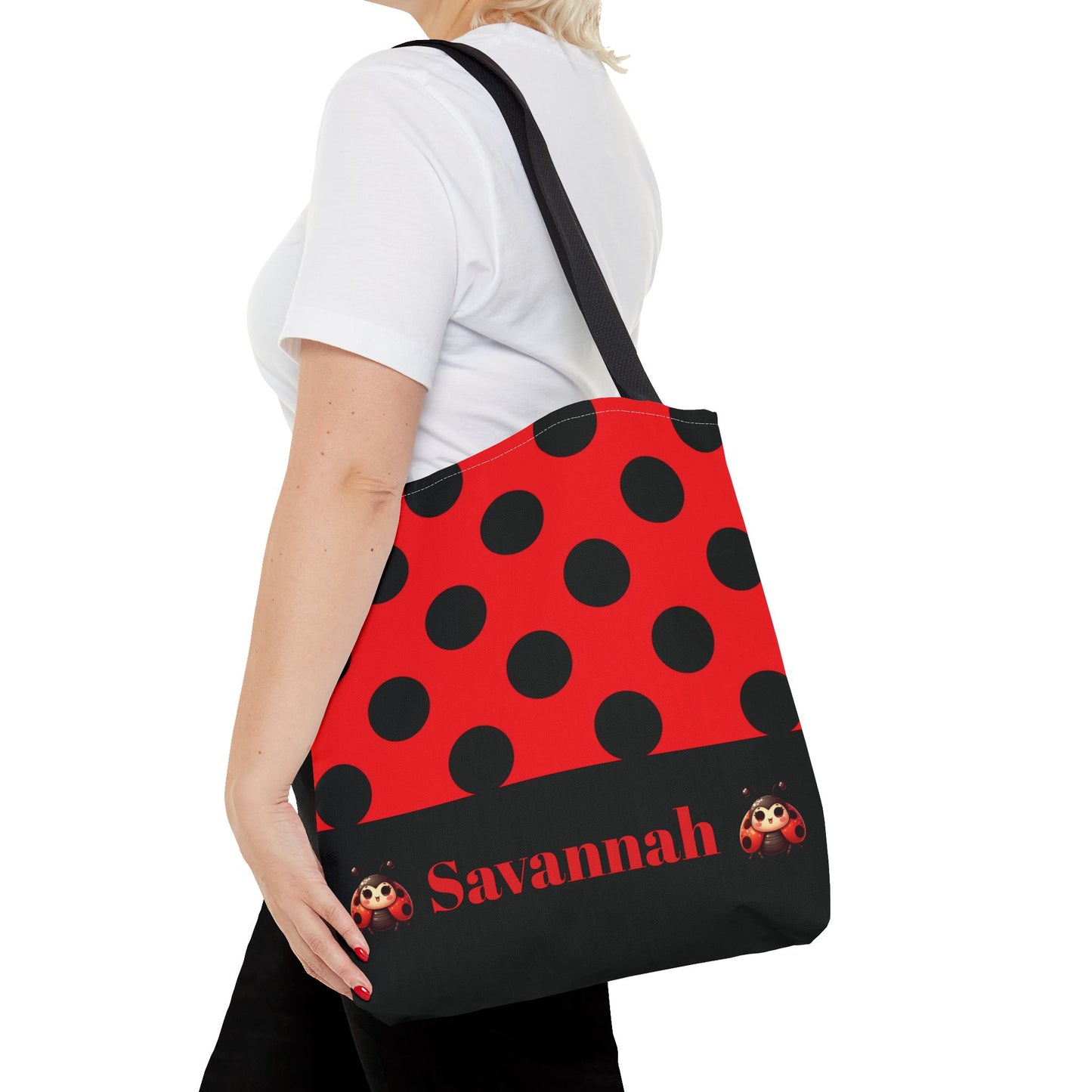 Halloween Trick or Treat Bag Ladybug Bumblebee, Custom Candy Bags, Kids Adults Insect Tote Bag, Halloween Bucket Girls Boys, Personalized