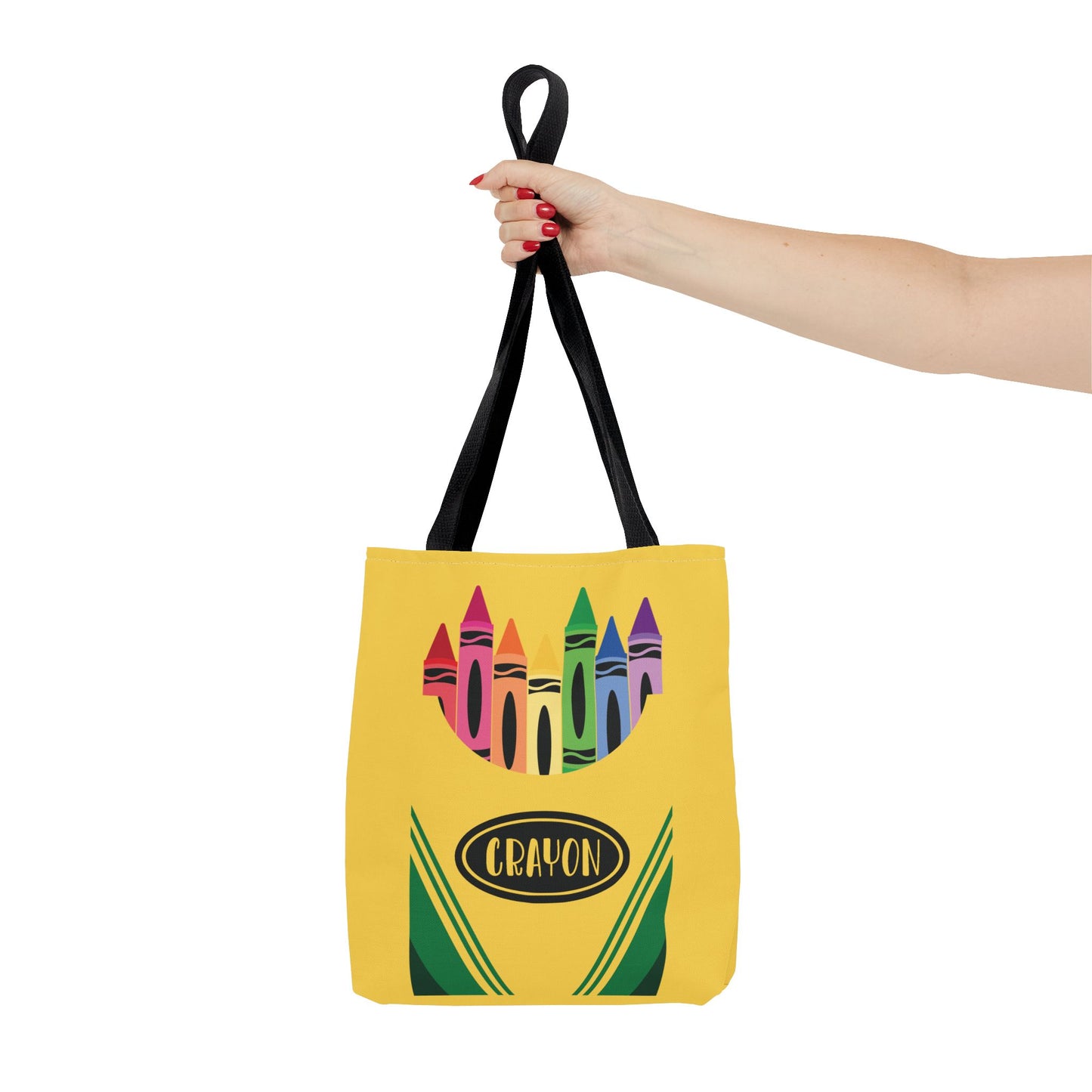 Personalized School Supplies Teachers Tote Bags, Crayon, Pencil, Glue, Paint Halloween Trick or Treat Bags For Kids and Adults