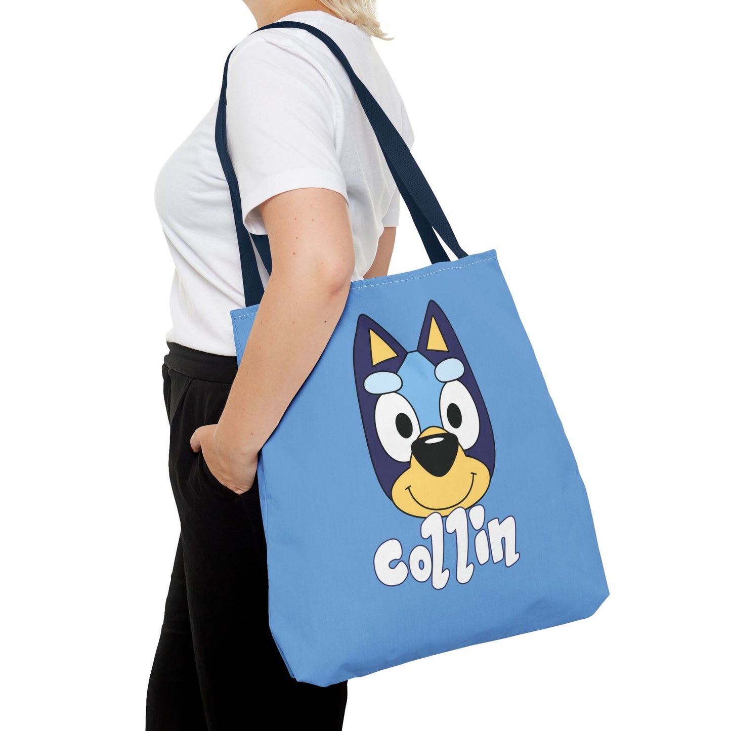 Bluey Dog Personalized Trick or Treat Tote Bag