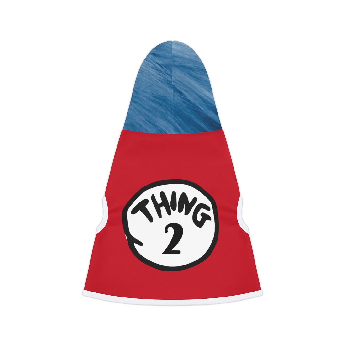Thing 1 and Thing 2 Inspired Dog Halloween Costumes (Small To Medium Pets)