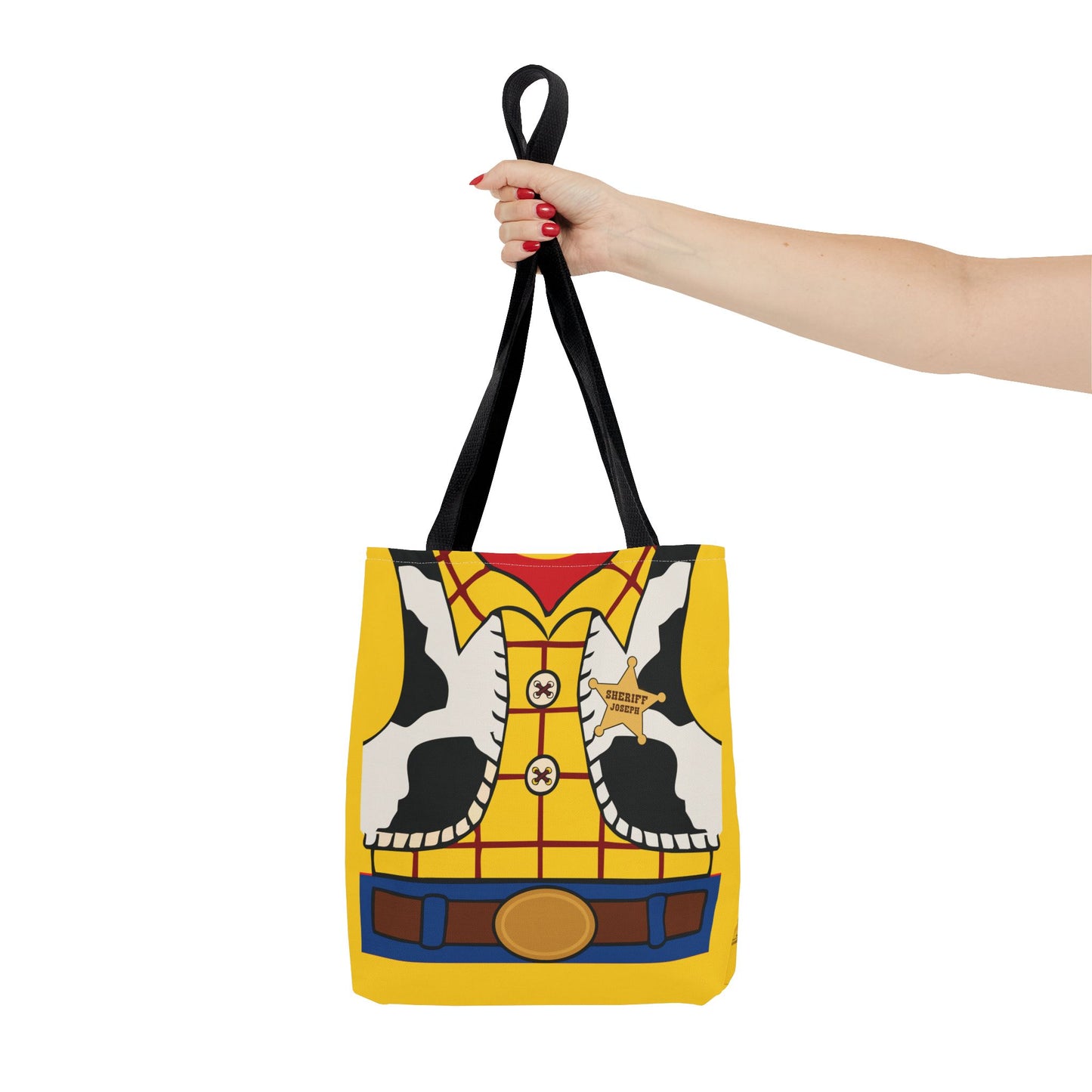 Woody Sherrif Cowboy Personalized Halloween Trick or Treat Bags For Kids