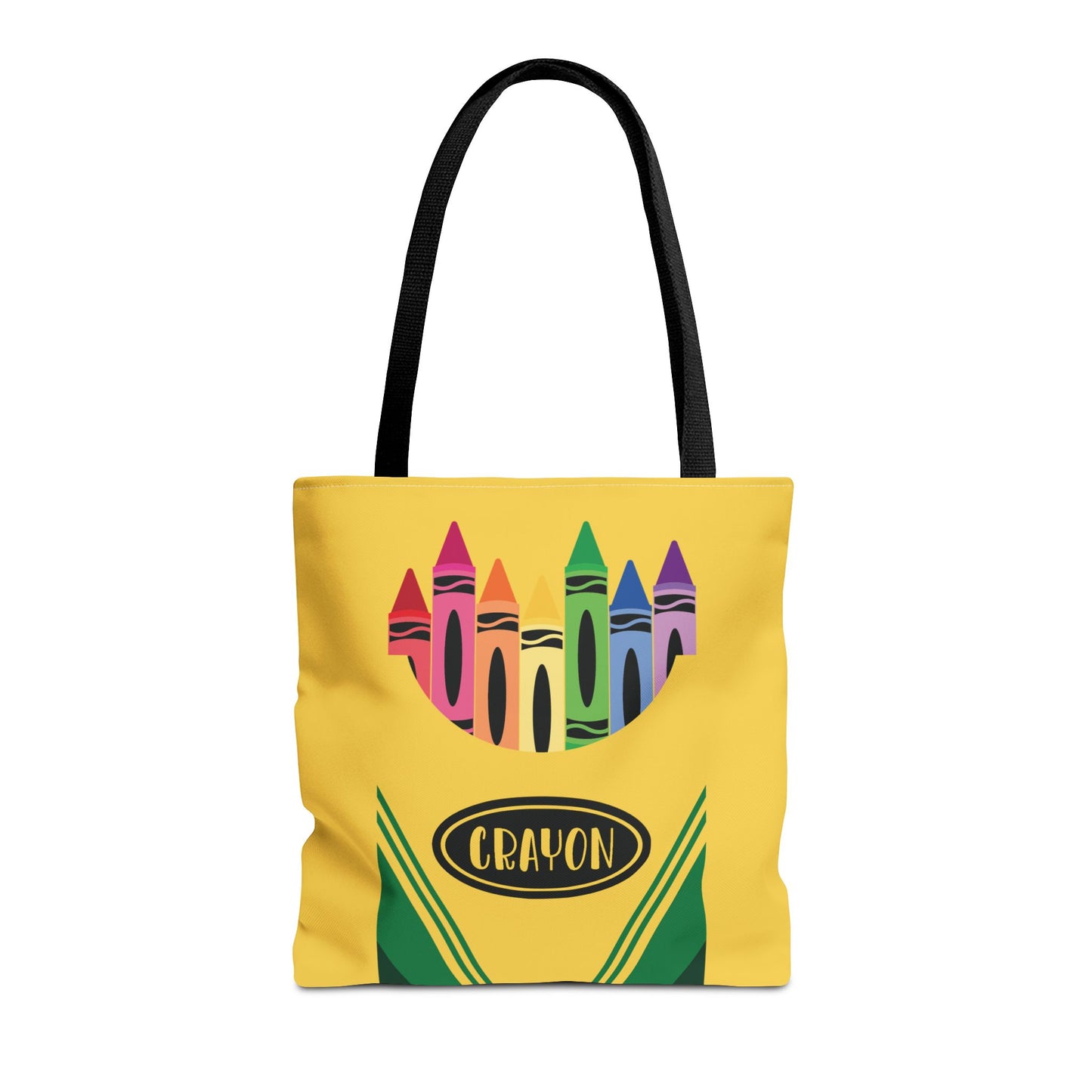 Personalized School Supplies Teachers Tote Bags, Crayon, Pencil, Glue, Paint Halloween Trick or Treat Bags For Kids and Adults