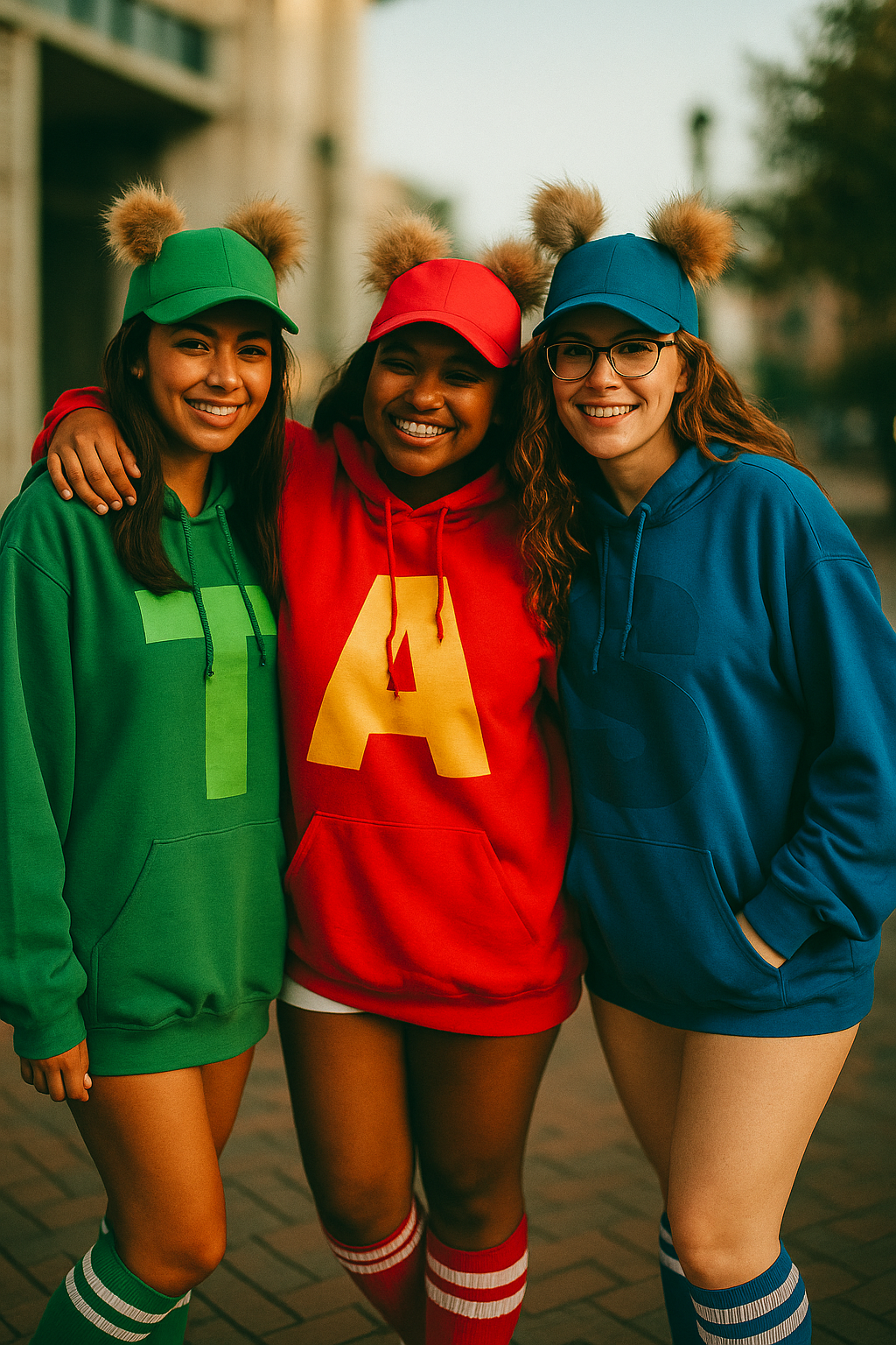Chipmunks Inspired Halloween Costume For Youth and Adults