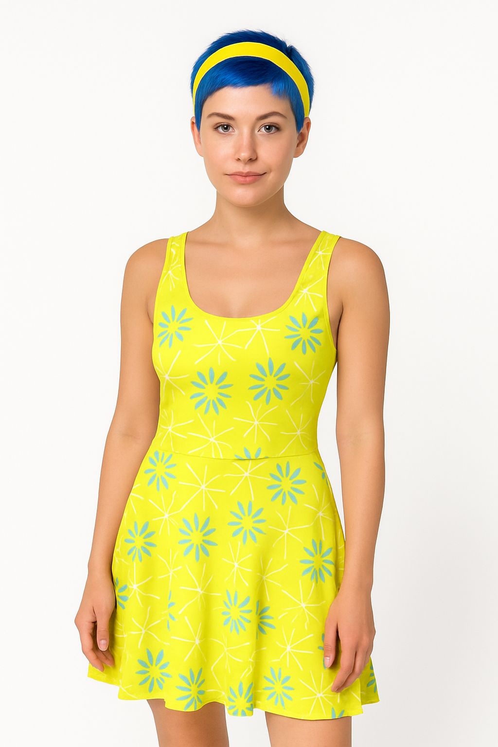 Joy Inside Out Inspired Dress Costume For Adults