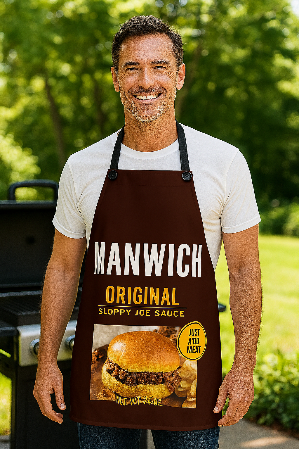Manwich Costume For Men - Apron