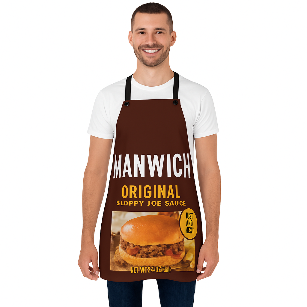 Manwich Costume For Men - Apron