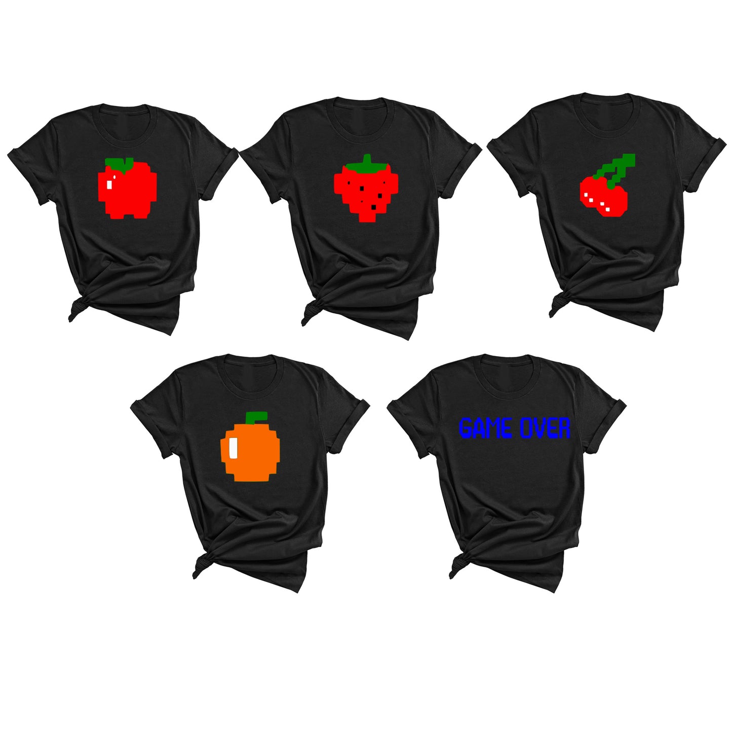 Pac Man Game Inspired Tshirts - Cosplay Birthday Parites, Group Halloween Costumes