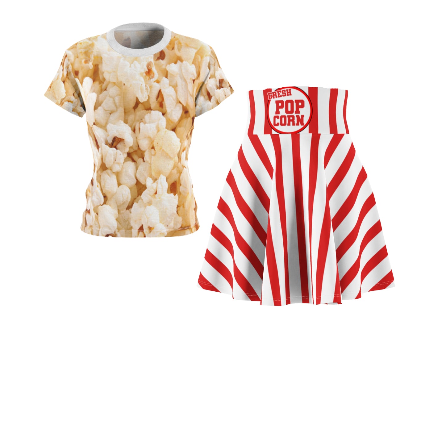 Popcorn Carnival Halloween Costume For Women