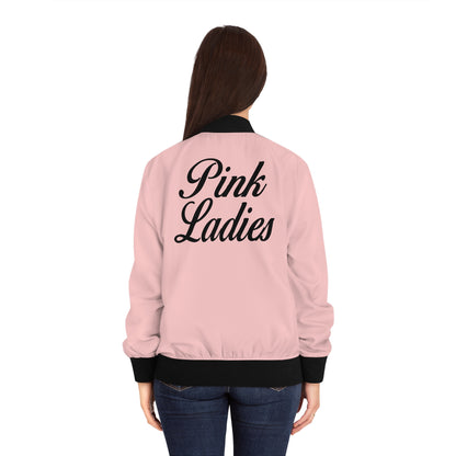 Personalized Pink Ladies Bomber Jacket - With Name Halloween Group Costumes