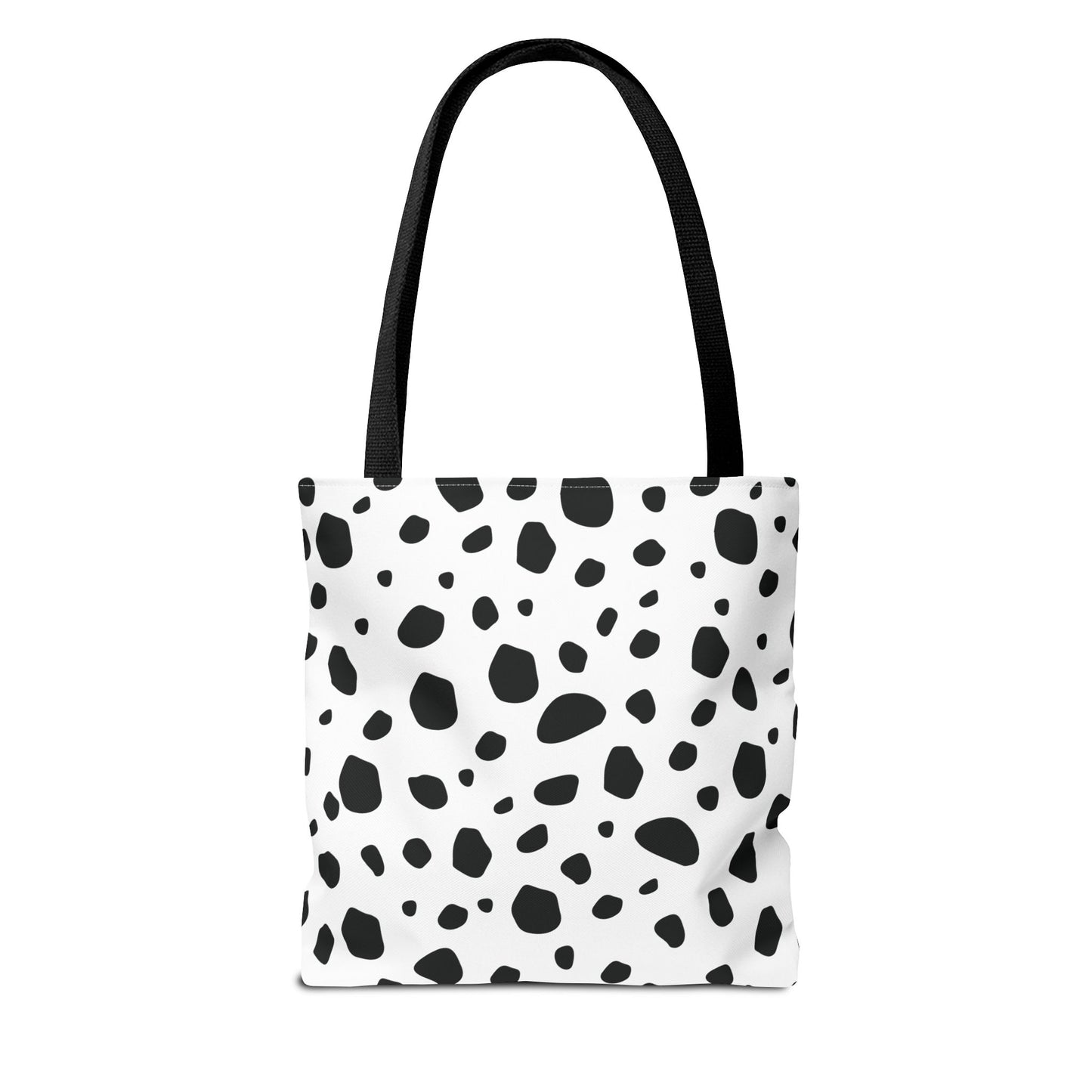 Dalmatian Personalized Halloween Trick or Treat Bags,  Custom Dalmatian Animal Print Tote Bags, Kids Adults Tote Bags