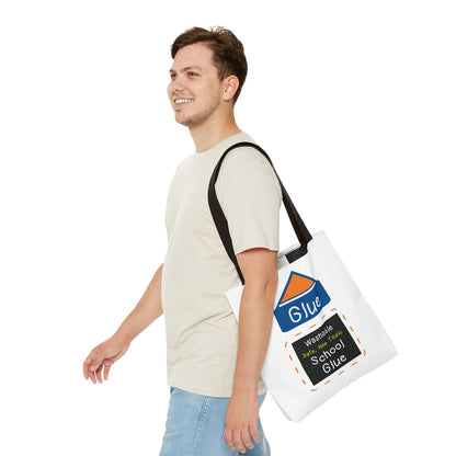 Glue Personalized Halloween Trick or Treat Bags,  Custom Glue bags, Kids Adults Tote Bags