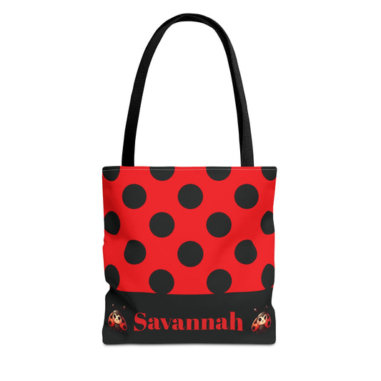 Halloween Trick or Treat Bag Ladybug Bumblebee,  Custom Candy Bags, Kids Adults Insect Tote Bag, Halloween Bucket Girls Boys, Personalized