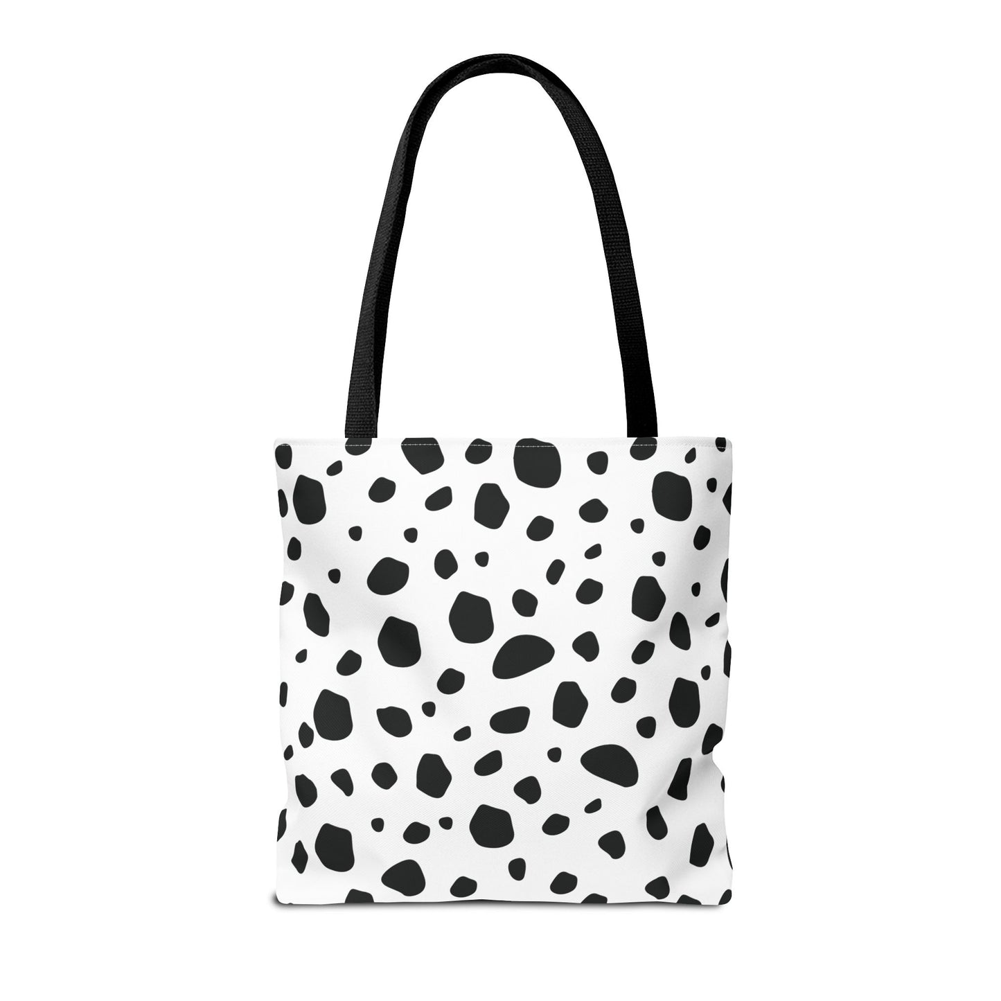 Dalmatian Personalized Halloween Trick or Treat Bags,  Custom Dalmatian Animal Print Tote Bags, Kids Adults Tote Bags