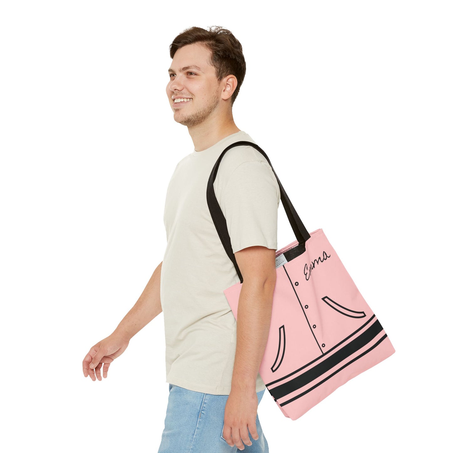 Personalized Pink Babies Halloween Trick or Treat Bags For Girls,  Greaser Candy Bags, Kids Adults Tote Bags, Halloween Accessory
