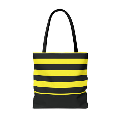 Bumble Bee with name Personalized Halloween Trick or Treat Bags,  Custom Pencil bags, Kids Adults Tote Bags