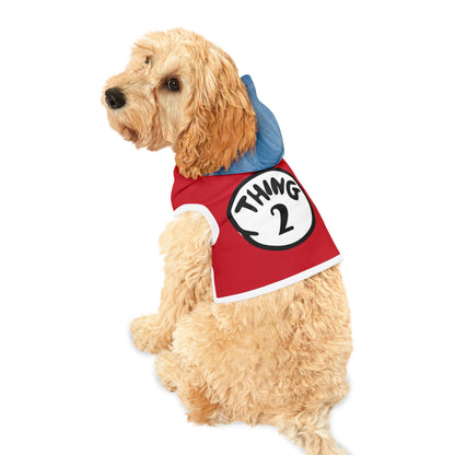 Thing 1 and Thing 2 Inspired Dog Halloween Costumes (Small To Medium Pets)