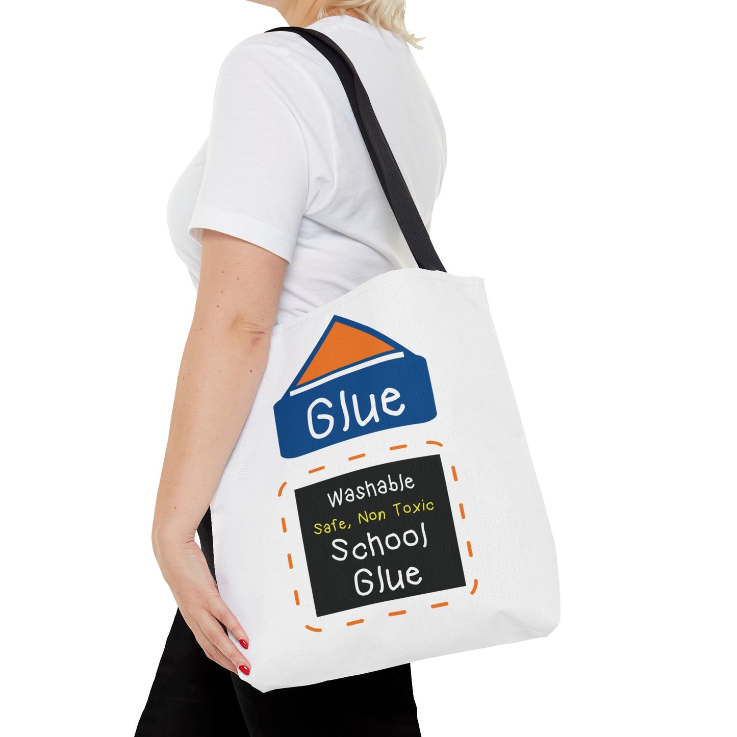 Glue Personalized Halloween Trick or Treat Bags,  Custom Glue bags, Kids Adults Tote Bags