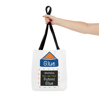 Glue Personalized Halloween Trick or Treat Bags,  Custom Glue bags, Kids Adults Tote Bags