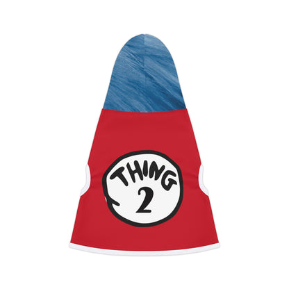 Thing 1 and Thing 2 Inspired Dog Halloween Costumes (Small To Medium Pets)