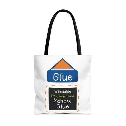 Glue Personalized Halloween Trick or Treat Bags,  Custom Glue bags, Kids Adults Tote Bags