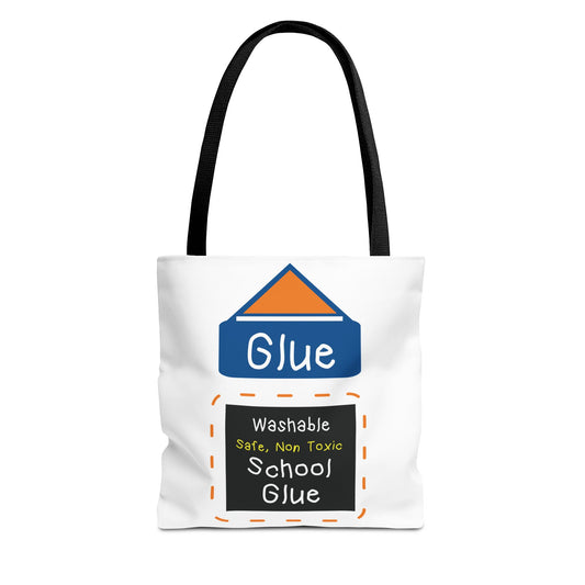 Glue Personalized Halloween Trick or Treat Bags,  Custom Glue bags, Kids Adults Tote Bags