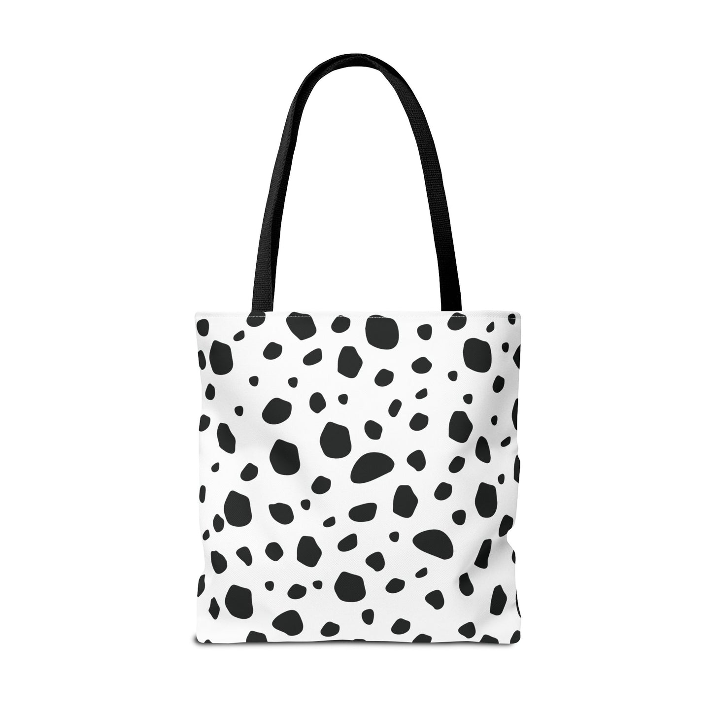 Dalmatian Personalized Halloween Trick or Treat Bags,  Custom Dalmatian Animal Print Tote Bags, Kids Adults Tote Bags
