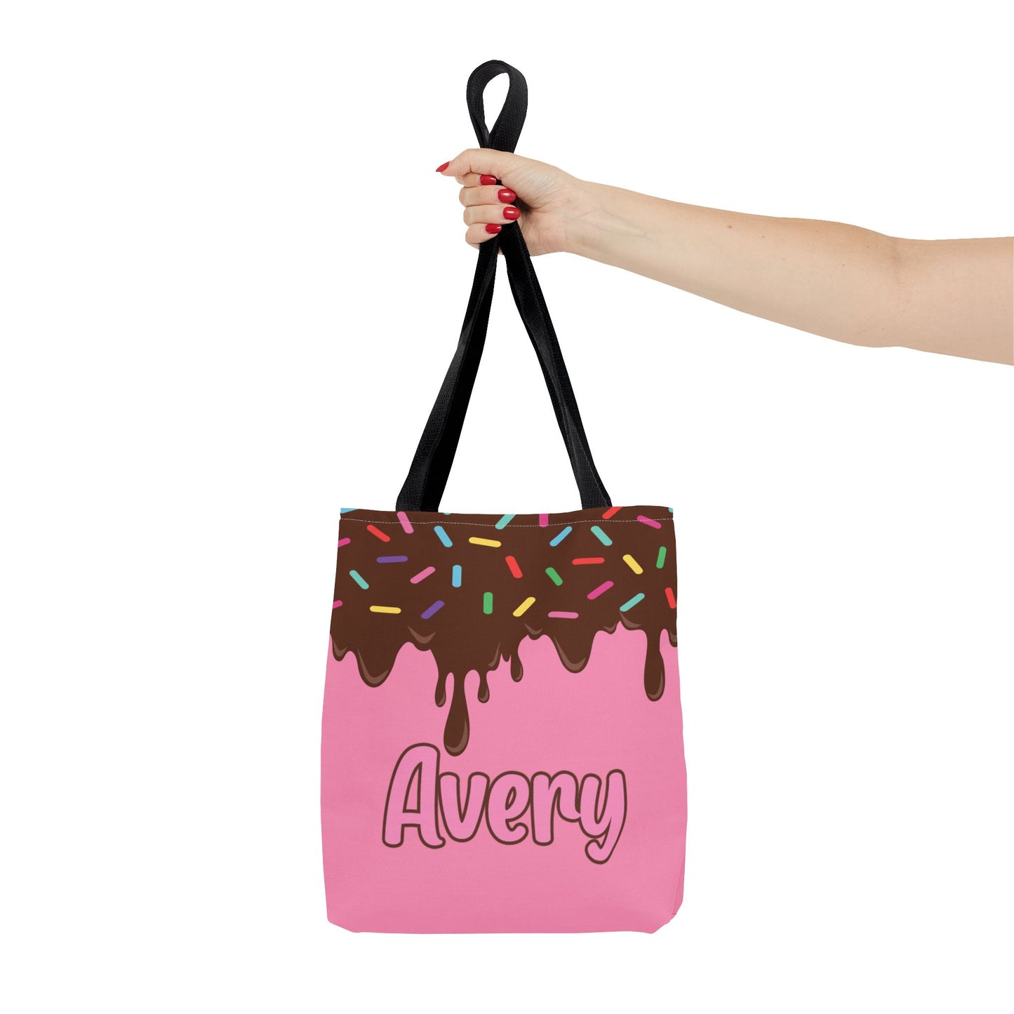Personalized Trick or Treat Bags Ice Cream,  Custom Ice Cream Tote Bags, Kids Adults Tote Bags