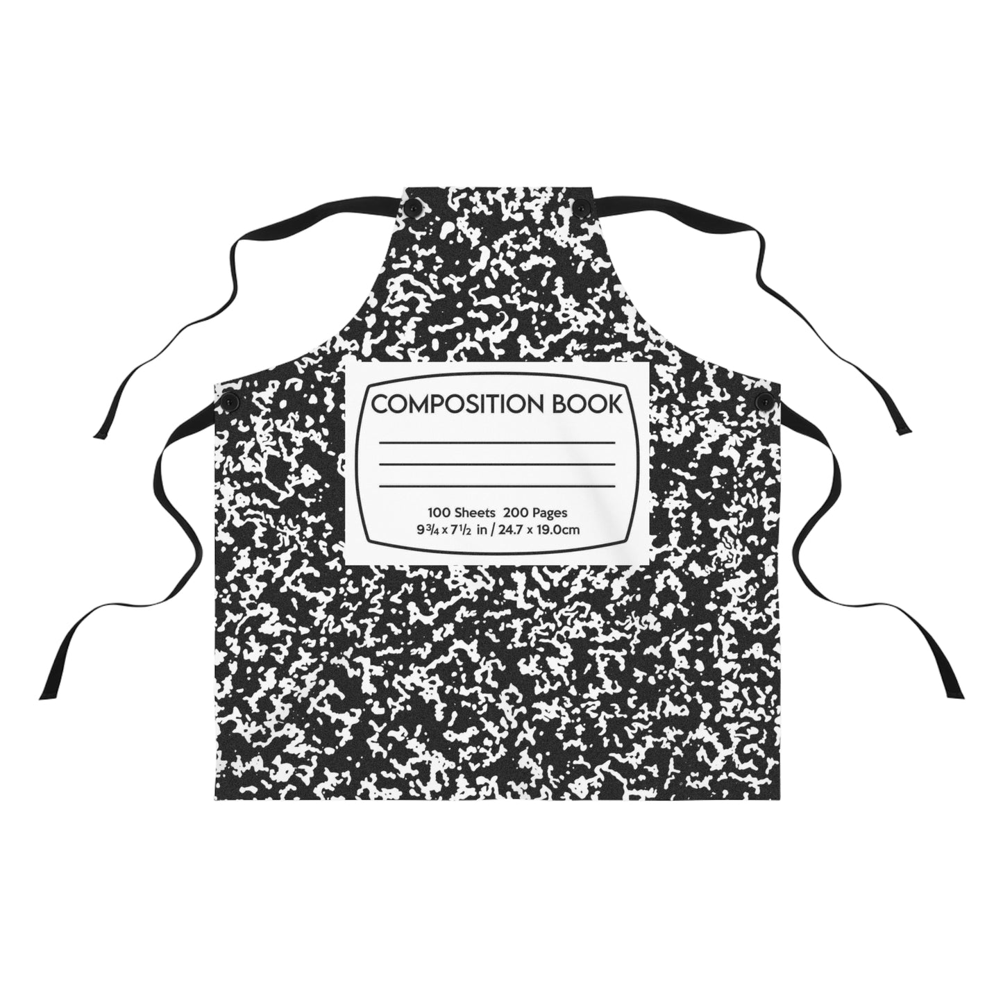 Composition Notebook Teacher Halloween Costume Apron