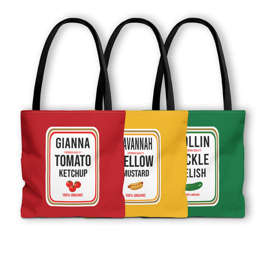 Condiment Halloween Trick or Treat Bag