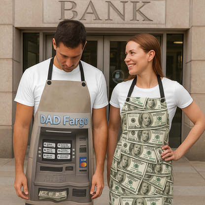 Dad ATM Costume And Cash Dress