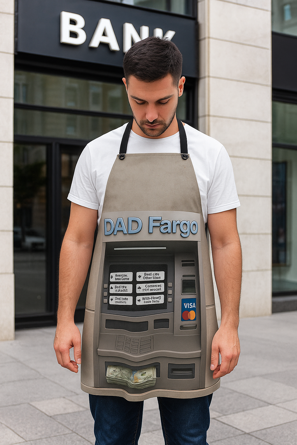 Dad ATM Costume And Cash Dress