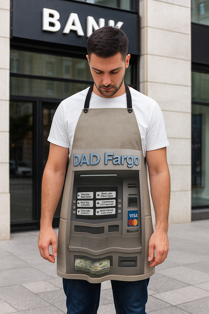 Dad ATM Costume And Cash Dress