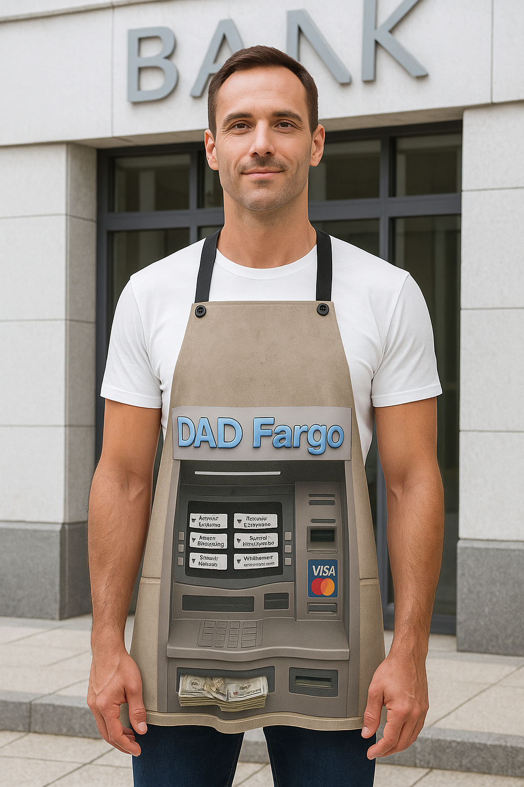 Dad ATM Costume And Cash Dress