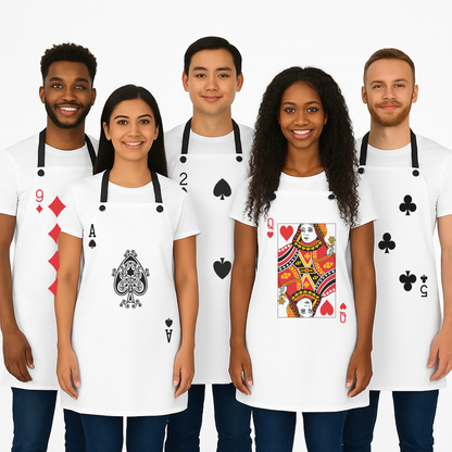 Deck of Cards Halloween Group Costumes Adult Apron