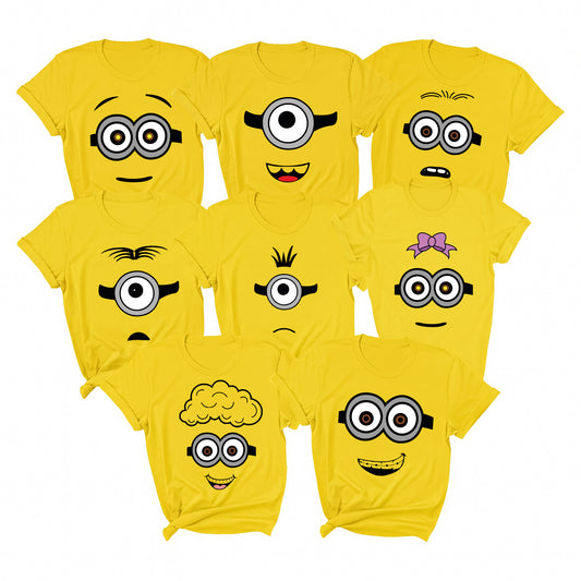 Minion Inspired Yellow Tshirts - Cosplay Birthday Parites, Group Halloween Costumes