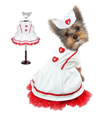 Cute Nurse Halloween Costumes For Dogs  - For Small To Medium Dogs (Copy)