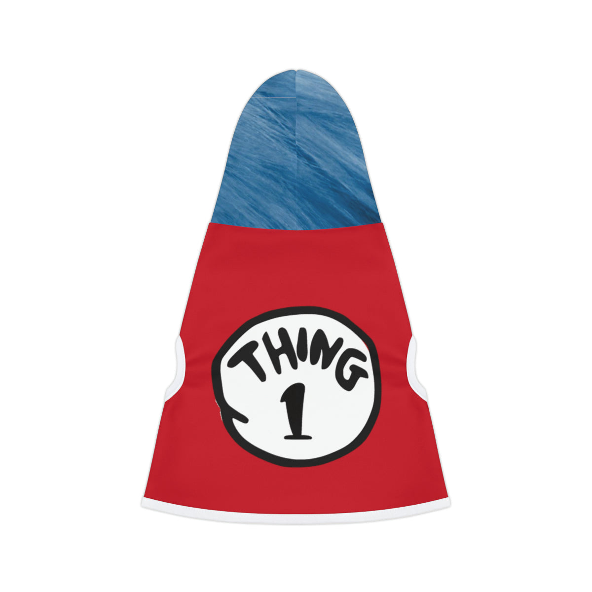 Thing 1 and Thing 2 Inspired Dog Halloween Costumes (Small To Medium Pets)