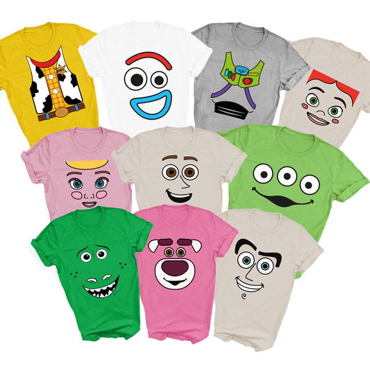 Toy Story  Inspired Tshirts - Cosplay Birthday Parites, Group Halloween Costumes